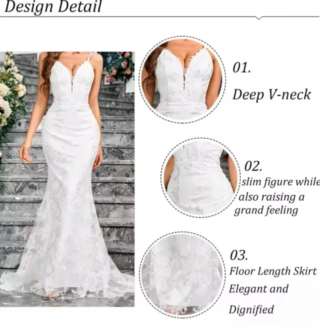 Vestido de Novia Sirena Encaje