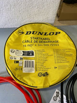 Pinças Bateria Dunlop 16 mm² x 3