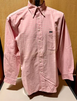 Camisa Faconnable Caballero Rosa Cuadros Talla XL