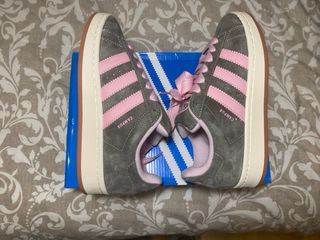 Zapatillas Adidas Grises y Rosas