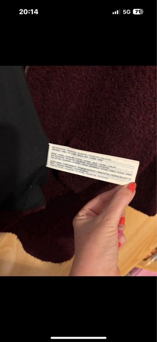 Abrigo Mango Burdeos