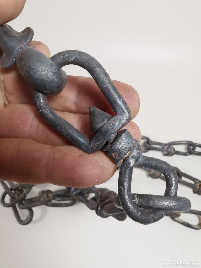 Antigua cadena forja hierro forjado España siglo X