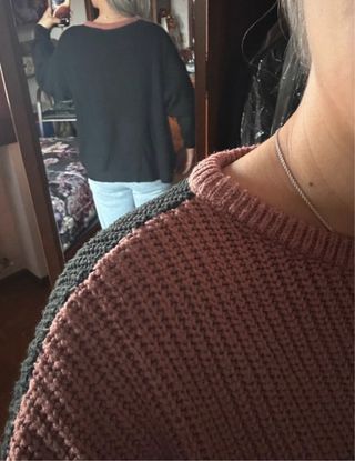 Maglione color block