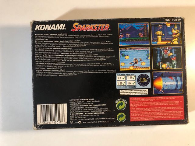 Sparkster SNES Konami