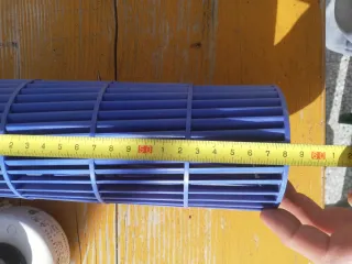 Ventola per condizionatore blu