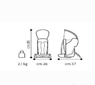 Mochila porta bebé Brevi