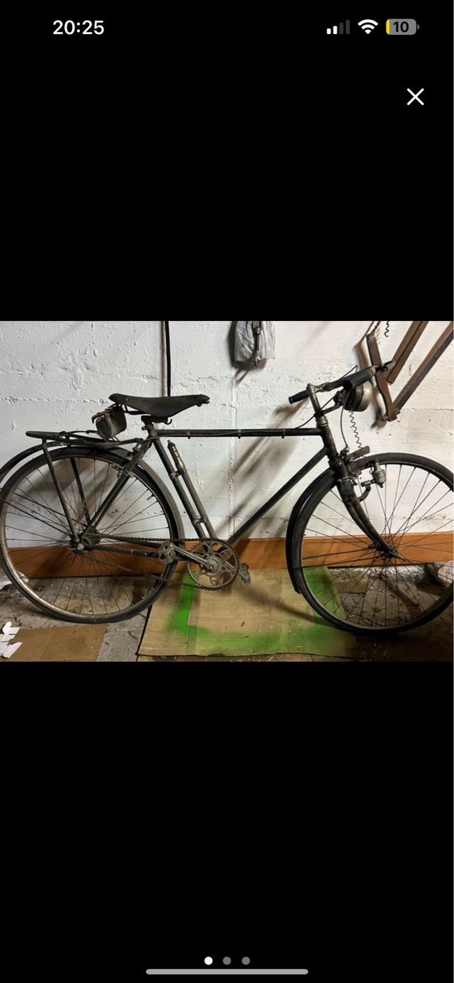 Bicicleta Antigua +100 Años, está para restaurar