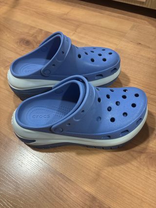 Zapatillas Crocs Azul y Blanco