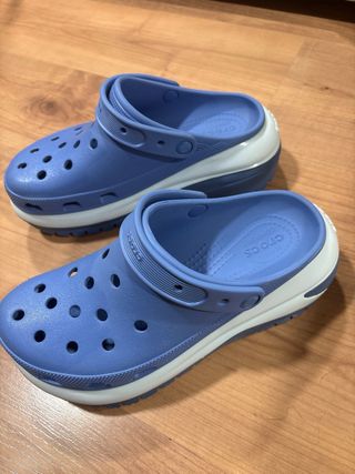 Zapatillas Crocs Azul y Blanco