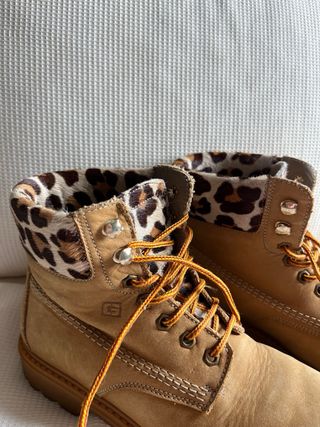 Botas Gulliver Beige/Animalprint