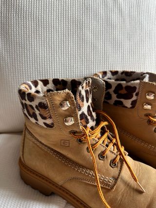 Botas Gulliver Beige/Animalprint