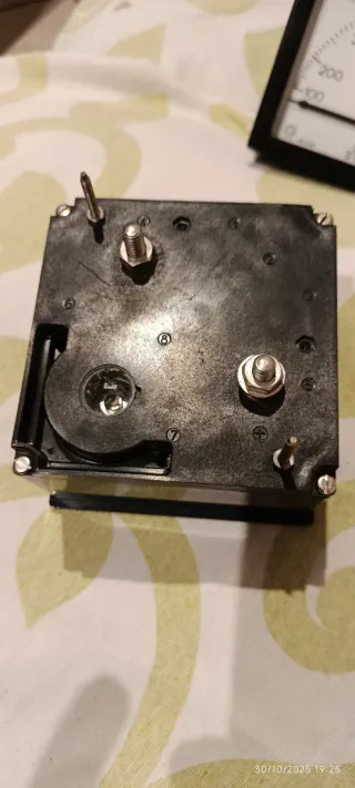 Amperometro MEC96E Vintage da pannello