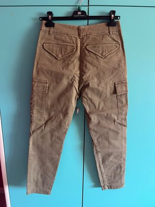 Pantaloni cargo verdi taglia 40