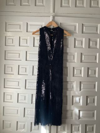 Vestido fiesta lentejuelas  Zara