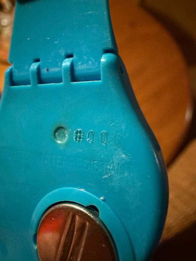 Reloj Antiguo Swatch GS138 azul 2009