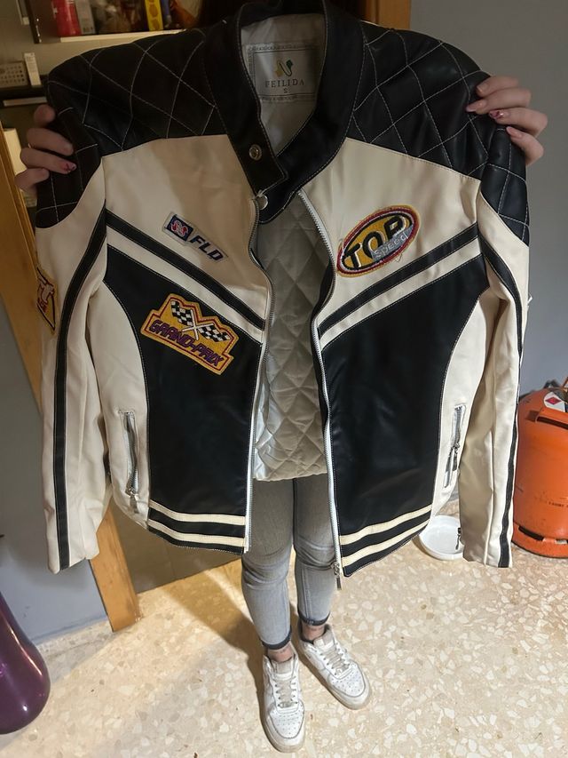 Chaqueta Estilo Motero FEILIDA Talla S