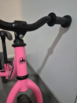 Bicicleta sin pedales Sawyer rosa