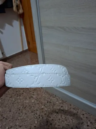 Cinturón Louis Vuitton Blanco