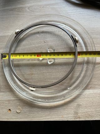 Plato y trineo microondas de 24,5 cm 