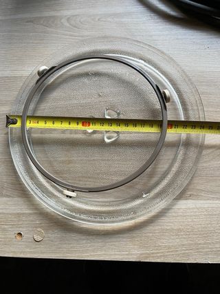 Plato y trineo microondas de 24,5 cm 