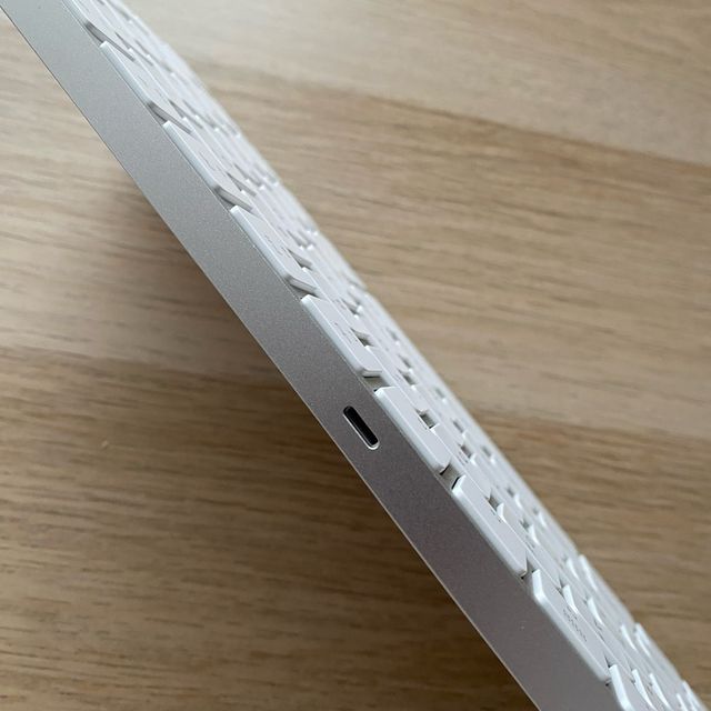 Teclado Apple A1314 Plata/Blanco