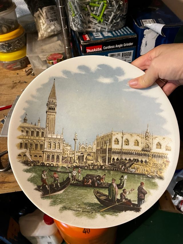 Plato decorativo Venecia Cabaletto