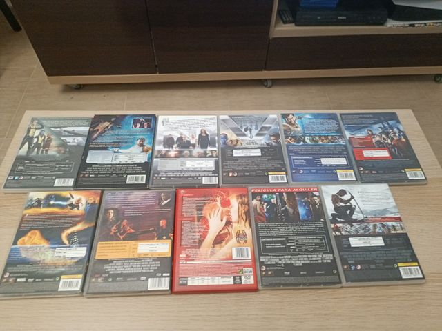 Lote 11 Películas DVD Acción y Superhéroes