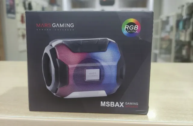 Coluna Bluetooth Mars Gaming MSBAX RGB
