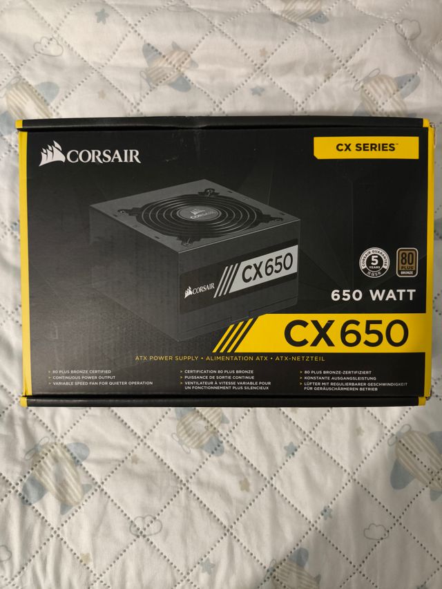 CAJA para fuente Alimentación Corsair CX650 650W