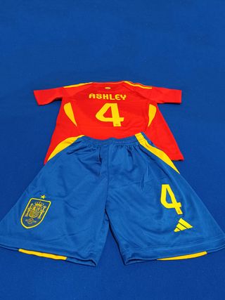 Camiseta Niño Personalizada Ashley 4 Roja