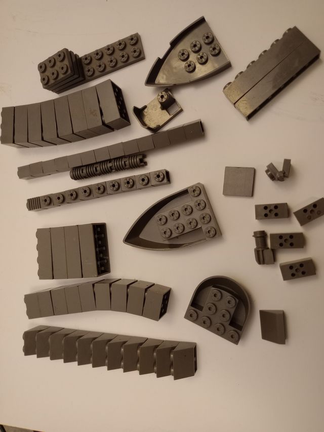 Tente lote piezas grises