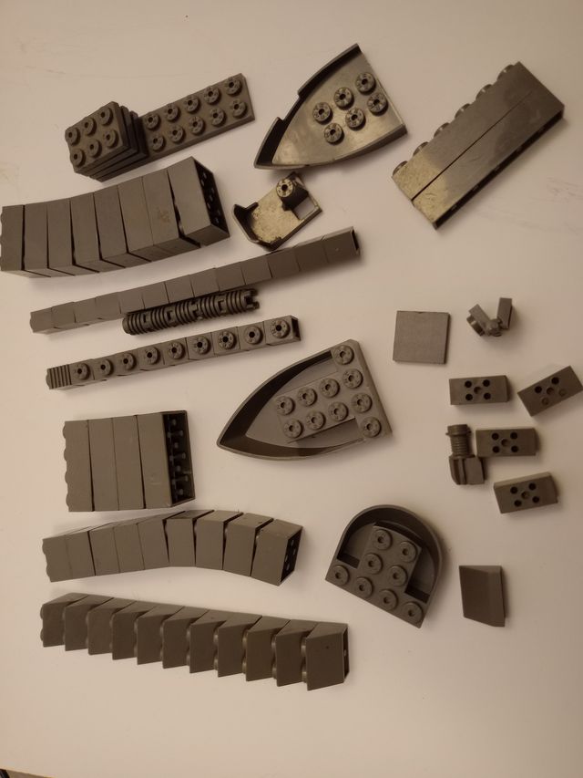 Tente lote piezas grises