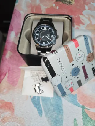 Fossil Q Hybrid Smartwatch Nero/Argento