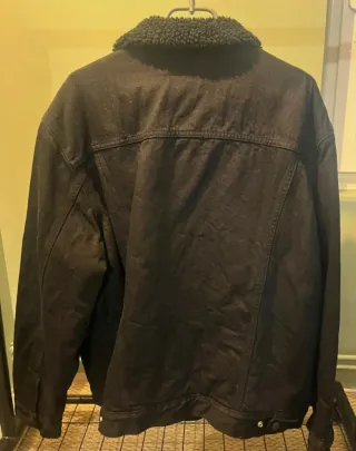 Chaqueta vaquera Levi Strauss Negra Borrego XL