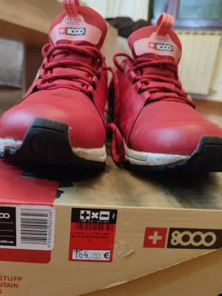 Zapatillas Trekking 8000 Talla 37 Rojas