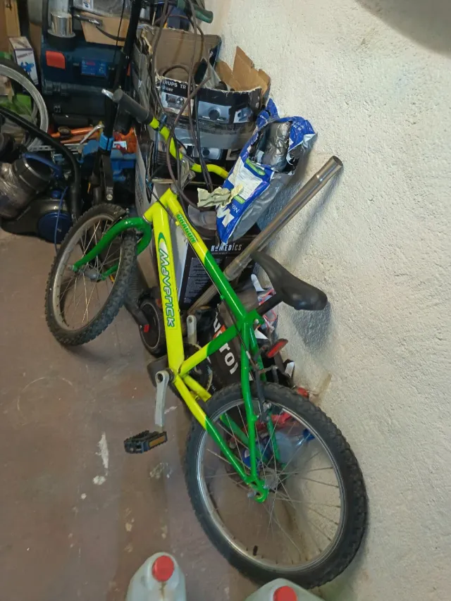Trastero completo con bicicleta
