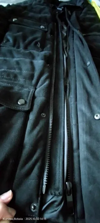 Chamarra Zara Negra Hombre Talla M