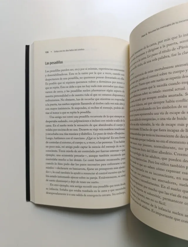 Soñar con los dos lados del cerebro.