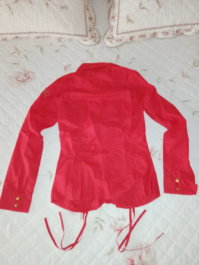 2 Camisas de Algodón Rosa Eleven tallas M y L.