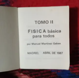 FÍSICA Y QUÍMICA, 2 MINI TOMOS