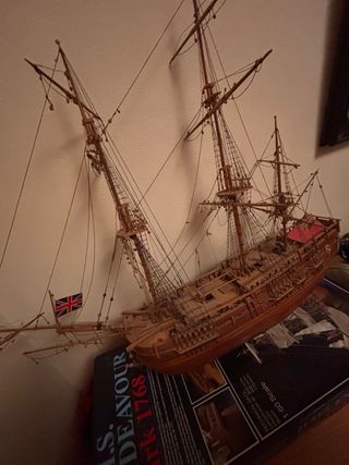 Maqueta Barco Antiguo Madera