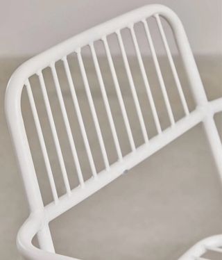 6 sillas jardín apilables metal Elton, como nuevas