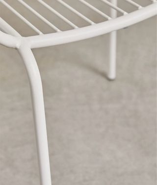 6 sillas jardín apilables metal Elton, como nuevas