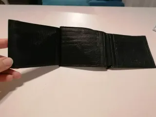 Portafoglio uomo marrone/nero mai usato