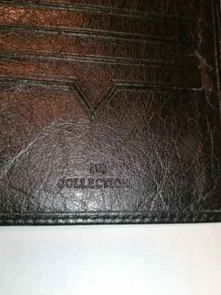 Portafoglio uomo marrone/nero mai usato
