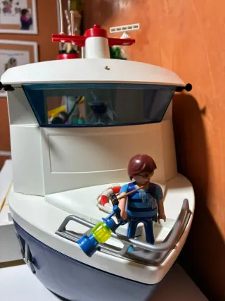 Barco Vacaciones Playmobil con figuras