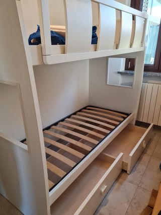 Letto a castello bianco