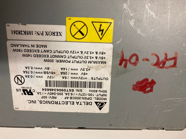 FPC-04 Fuente Alimentación Delta DPSN-200CB AF