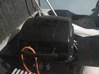 Barbacoa negra portátil