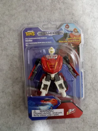 Miniso Metamorphs Auto Robot Rosso/Blu